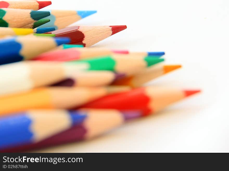 Color pencil isolated