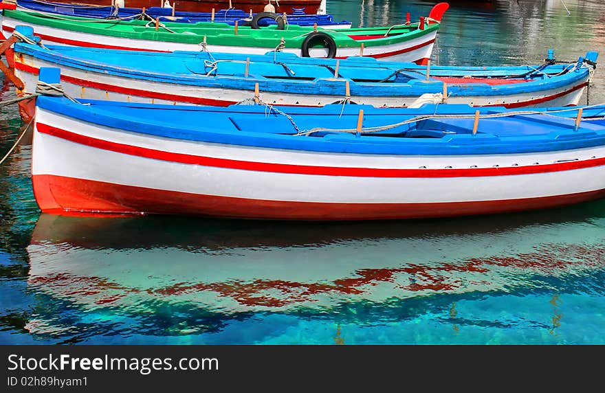 This is a photo of fishing boats