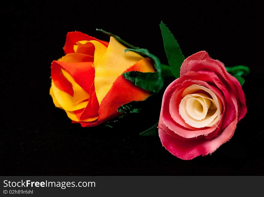 Artificial handmade roses