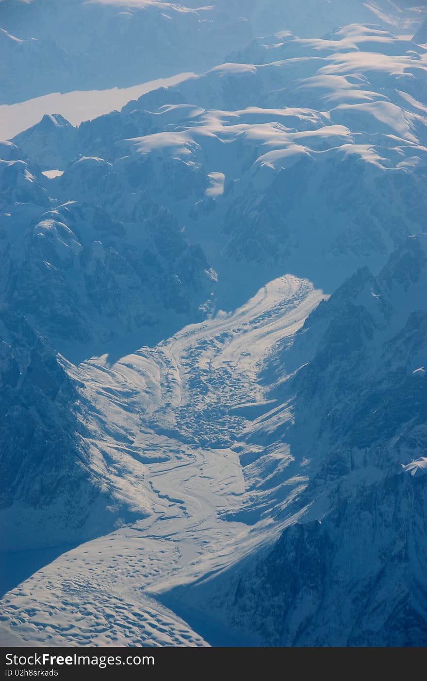 Glacier in greenland