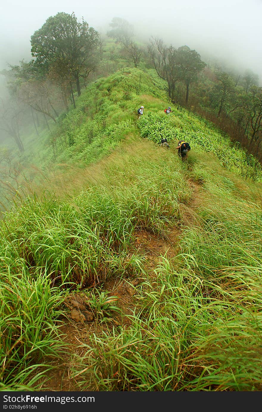 This is Tourism at Thong Pha Phum in thailand. This is Tourism at Thong Pha Phum in thailand