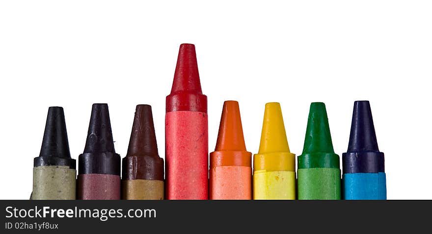 Wax crayons