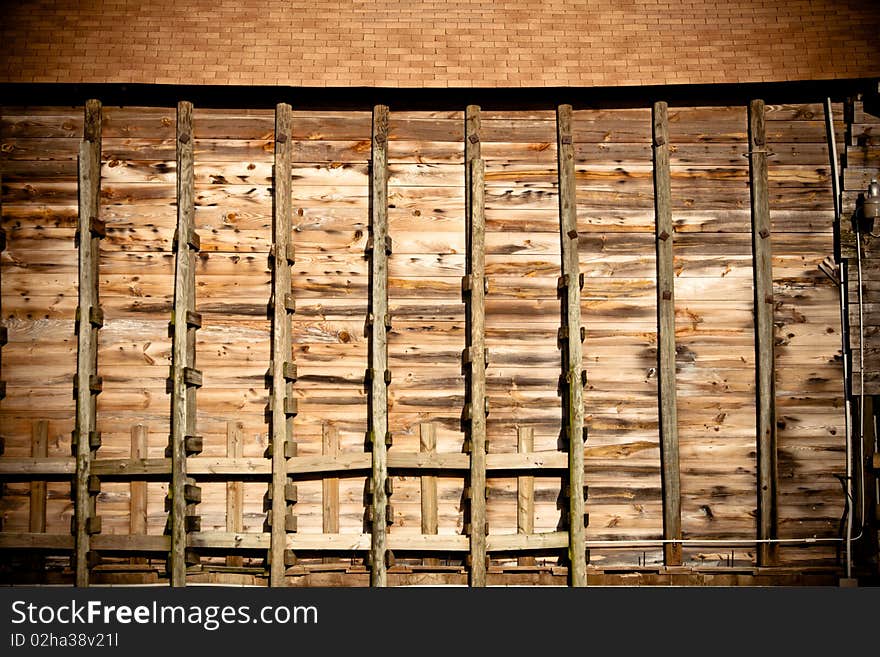 Grunge Wood Wall