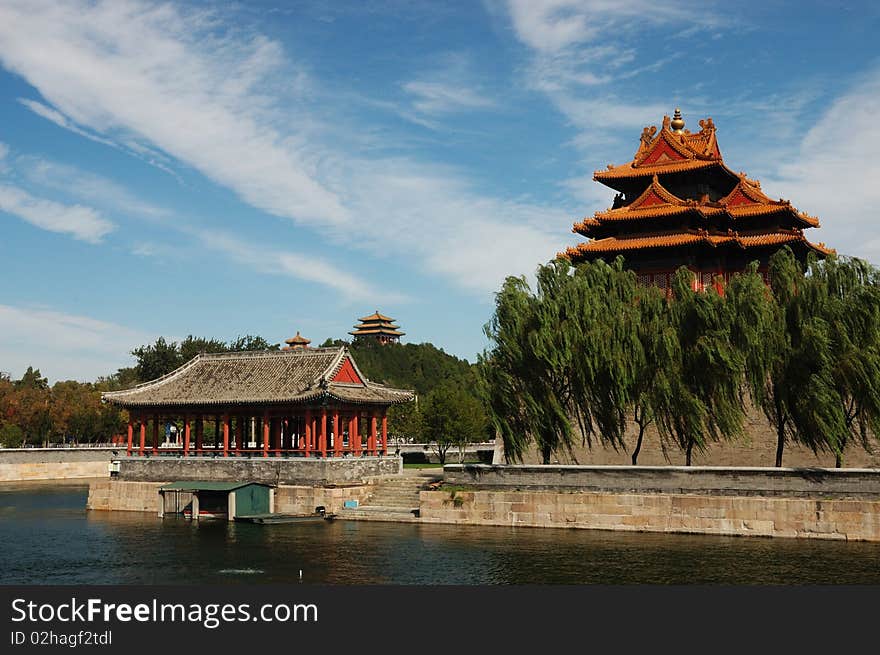 Beijing Palace Museum's turret. Beijing Palace Museum's turret.