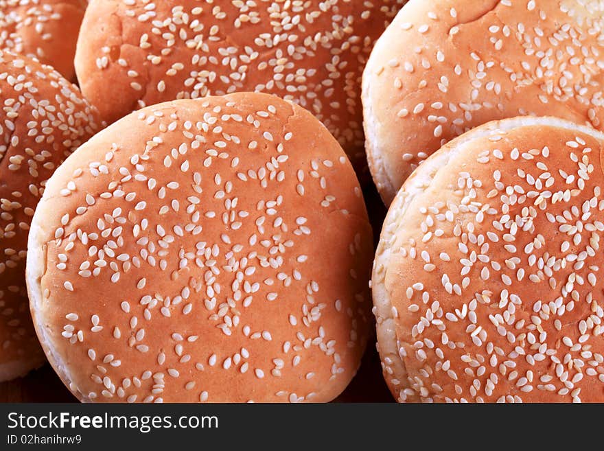 Sesame seed buns