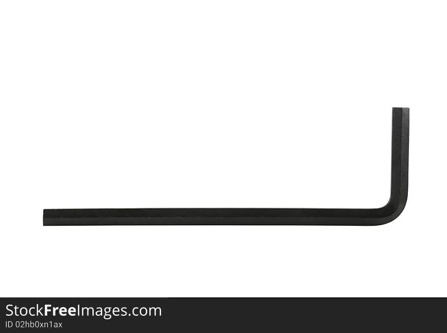 Allen Wrench Isolated On White