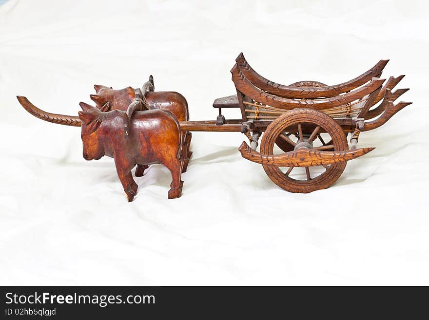 Isolated Thai Oxcart Model