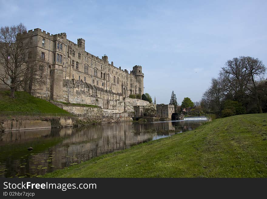 Warwick Castle And The River Avon