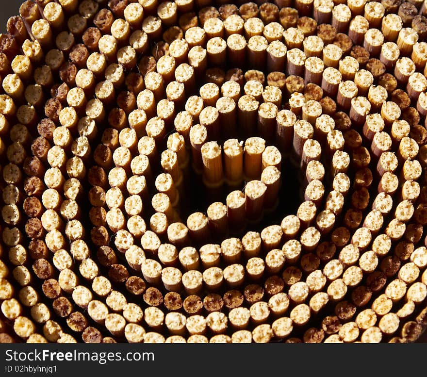 Bamboo texture circle