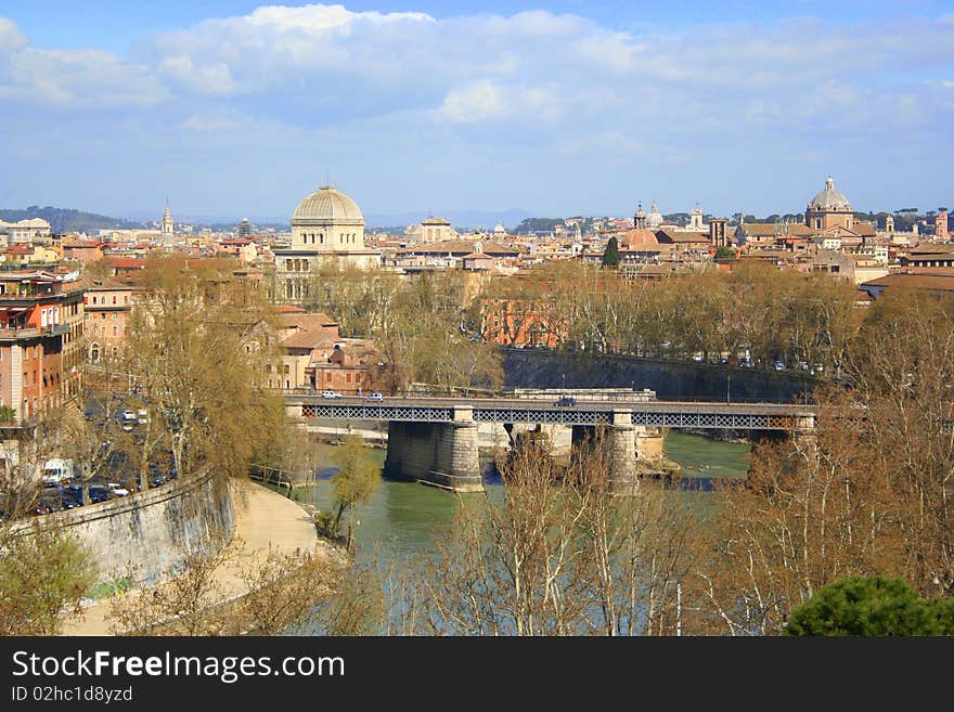 Rome-the panorame of the city. Rome-the panorame of the city