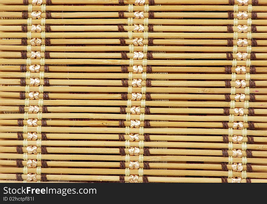 Wicker texture bamboo wood background