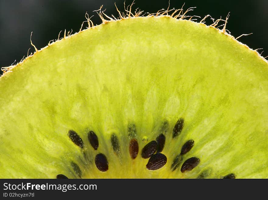 Kiwi Fruit, Chinese gooseberry, close up. Kiwi Fruit, Chinese gooseberry, close up