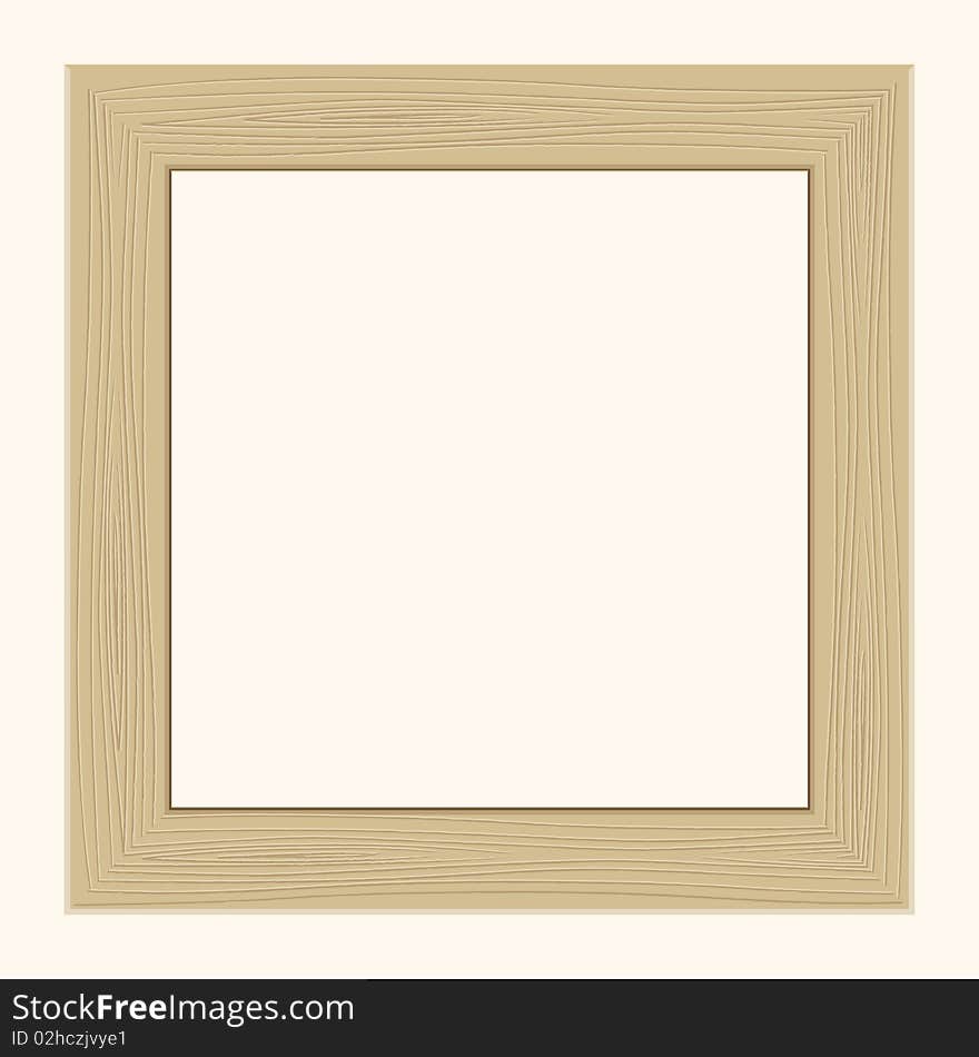 Framework for the photos, isolated on a white background