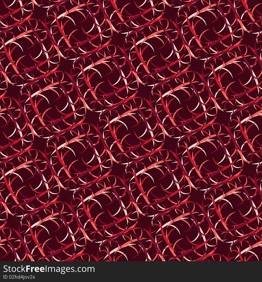 Seamless ornament swirl pattern