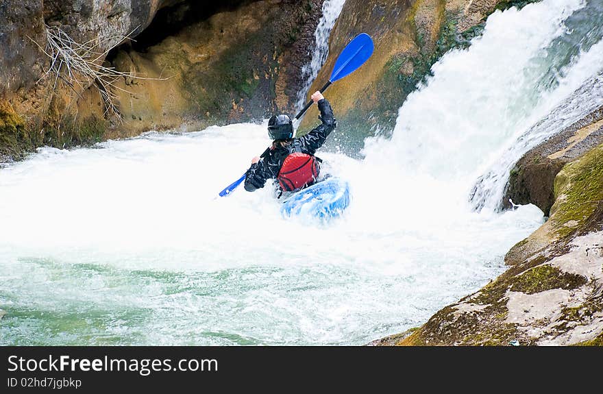 Female Kayaker