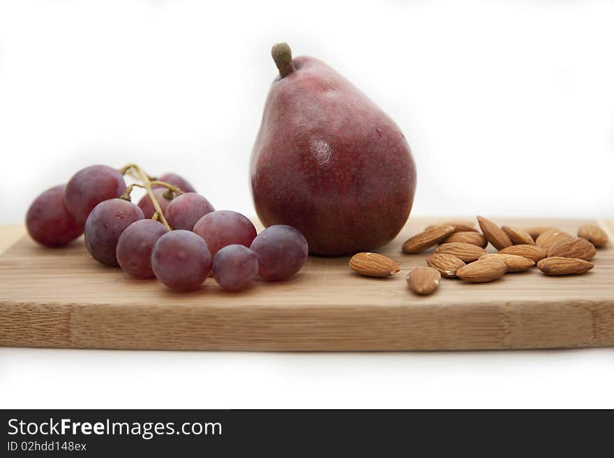 Pear, Grapes, Almonds