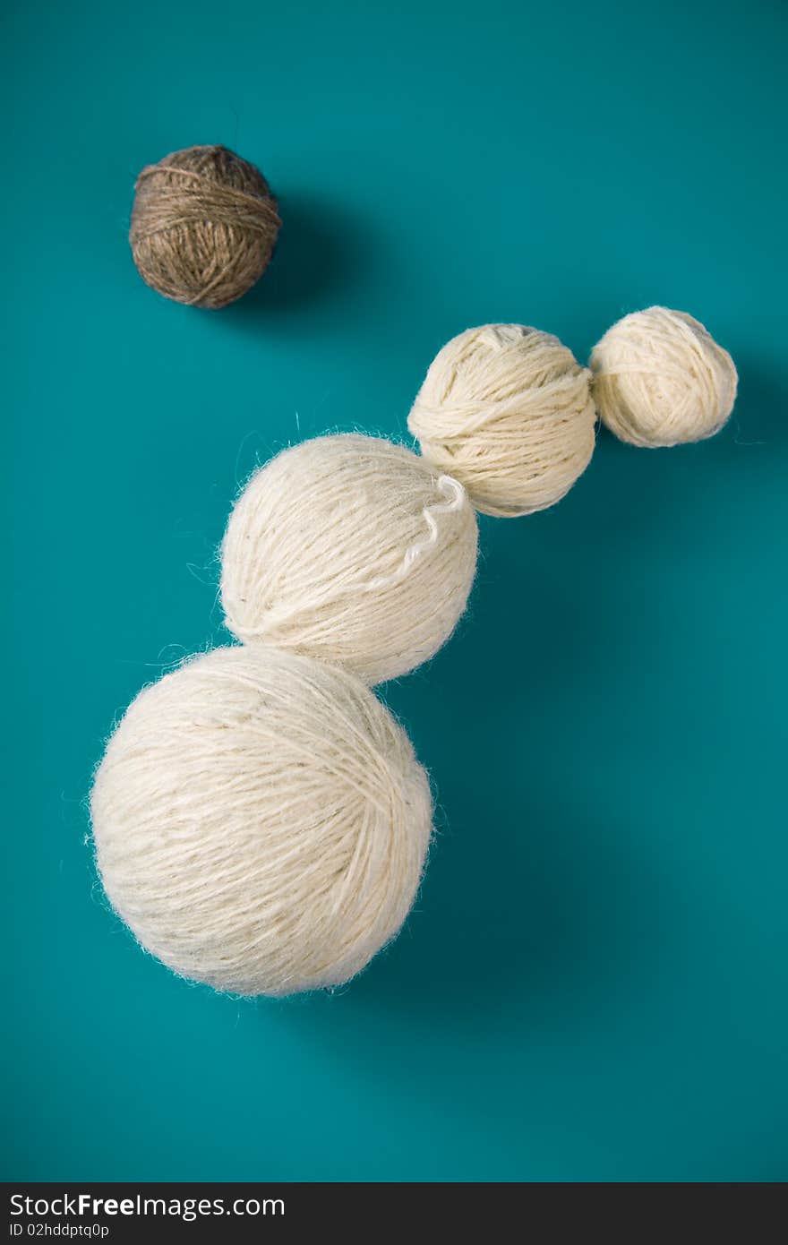 Balls of yarn