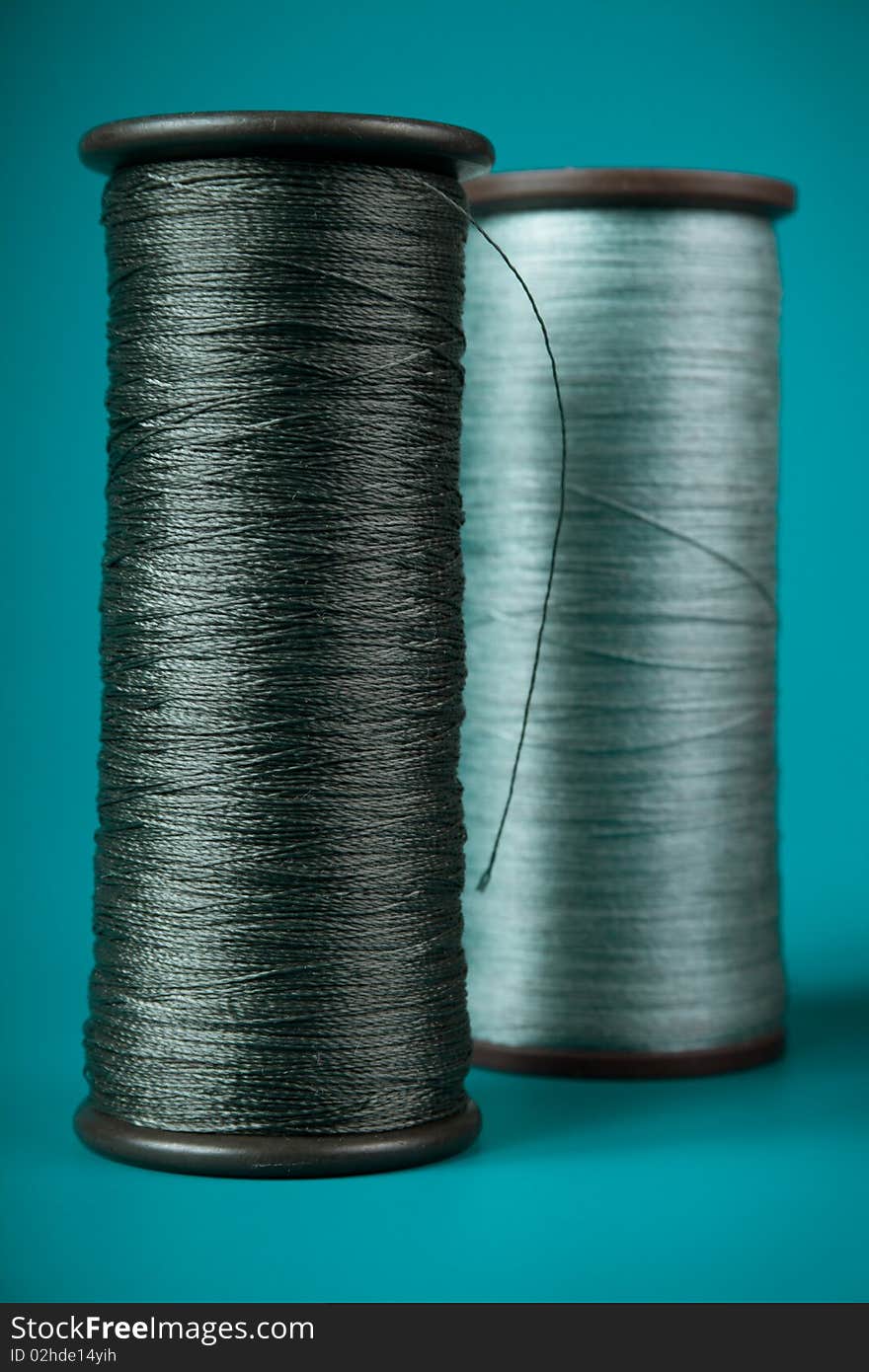 Spools of thread