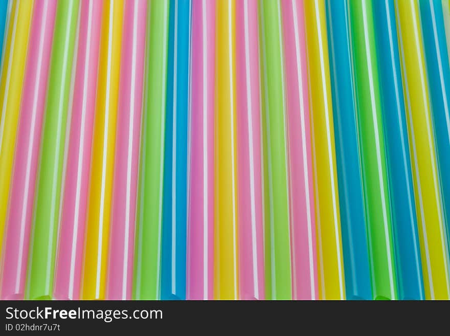 Colorful straws