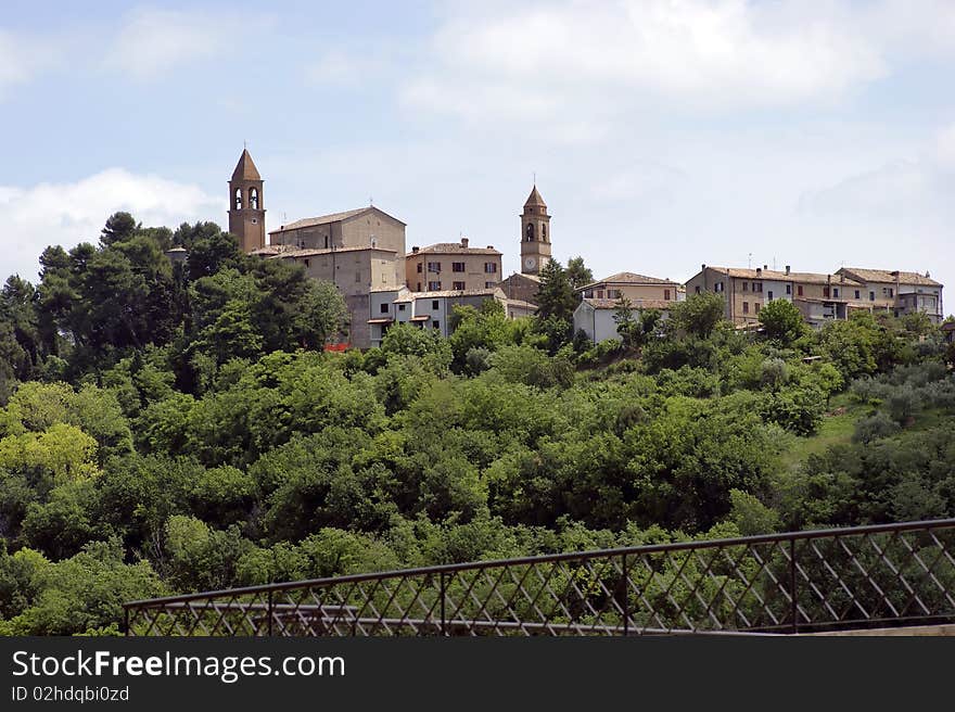 Country town in center of italy. Country town in center of italy