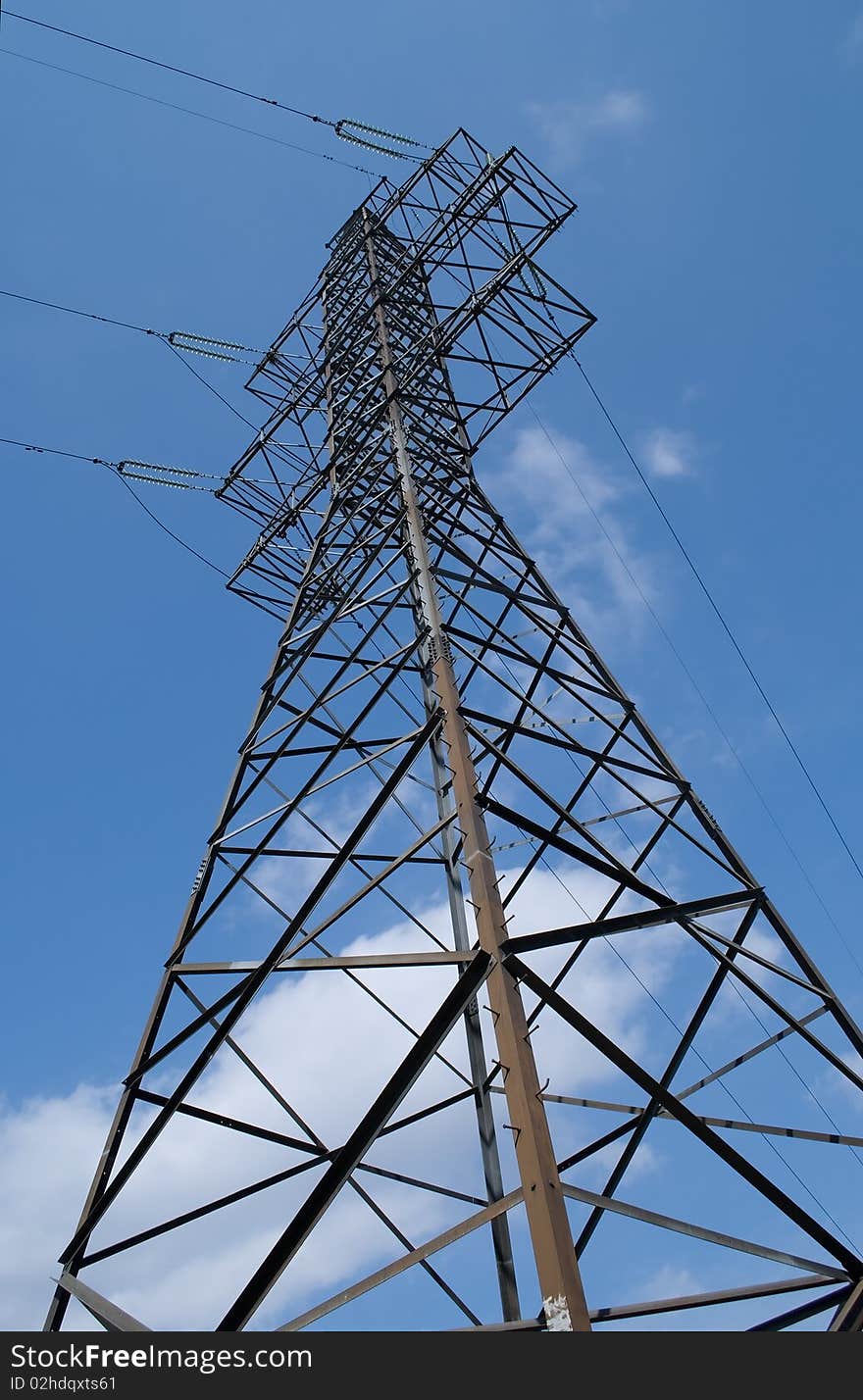 Power transmission tower.