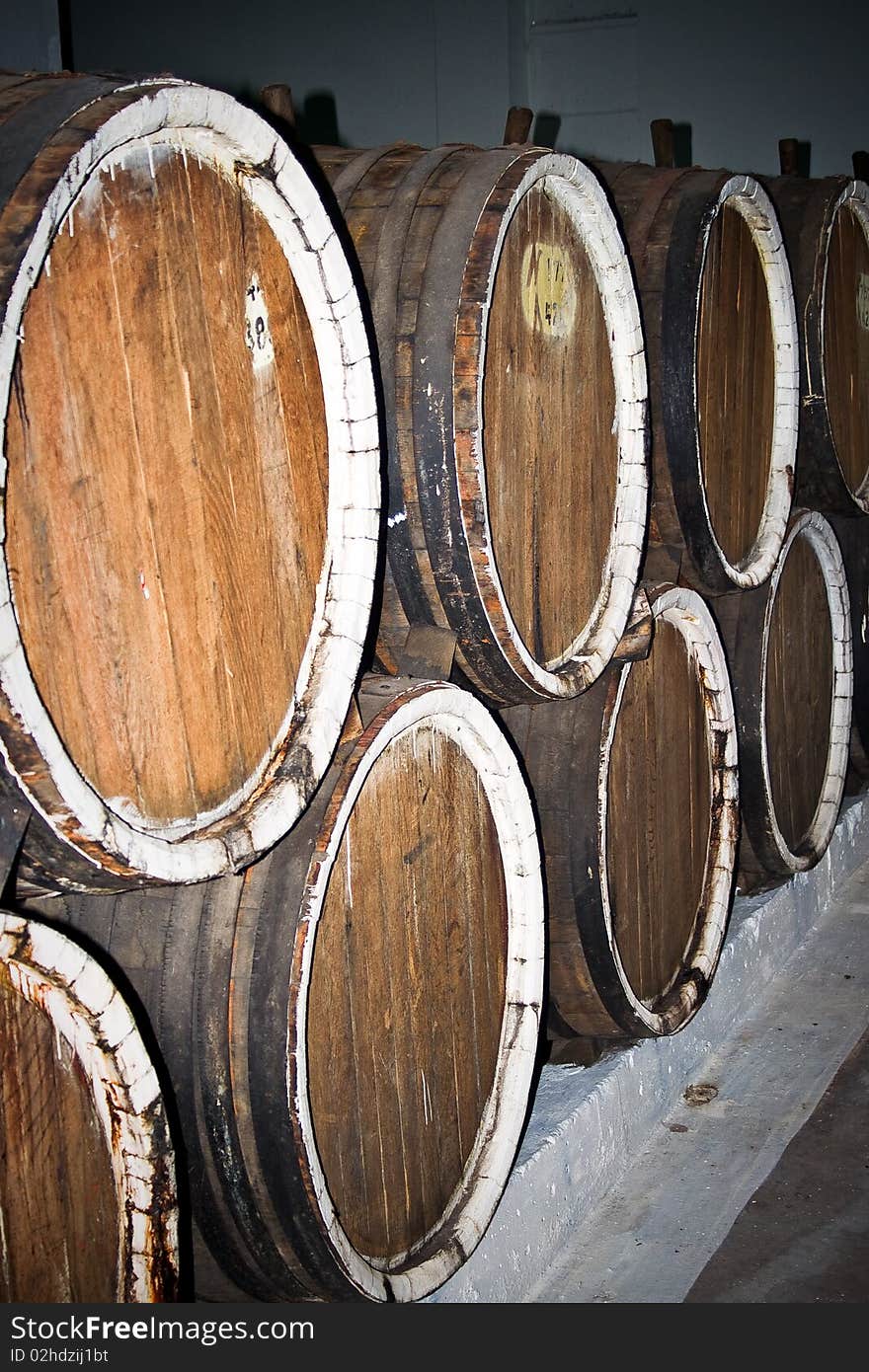 Old barrels