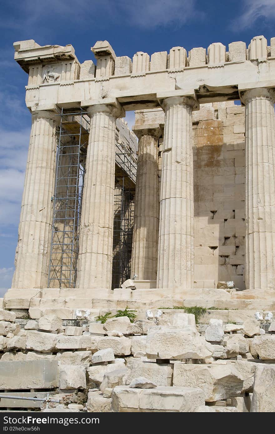 The Parthenon at Acropolis, Athens