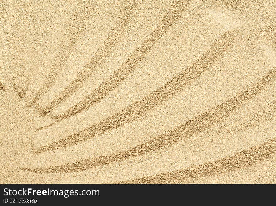 Abstract sand background with lines