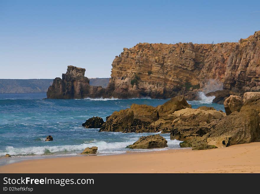 the atlantic coast of portugal. the atlantic coast of portugal