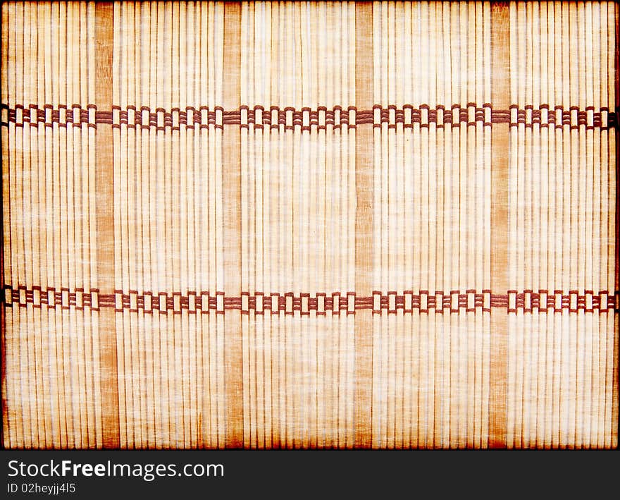 Abstract background in the form of a straw mat