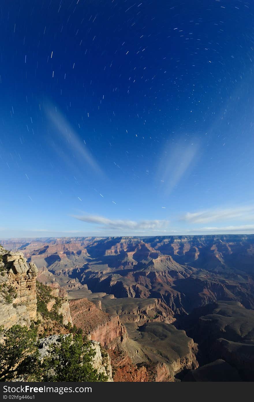 Star trial over the grand canyon