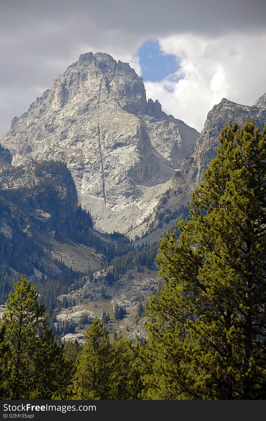 Glacier in Grand Teton National Park