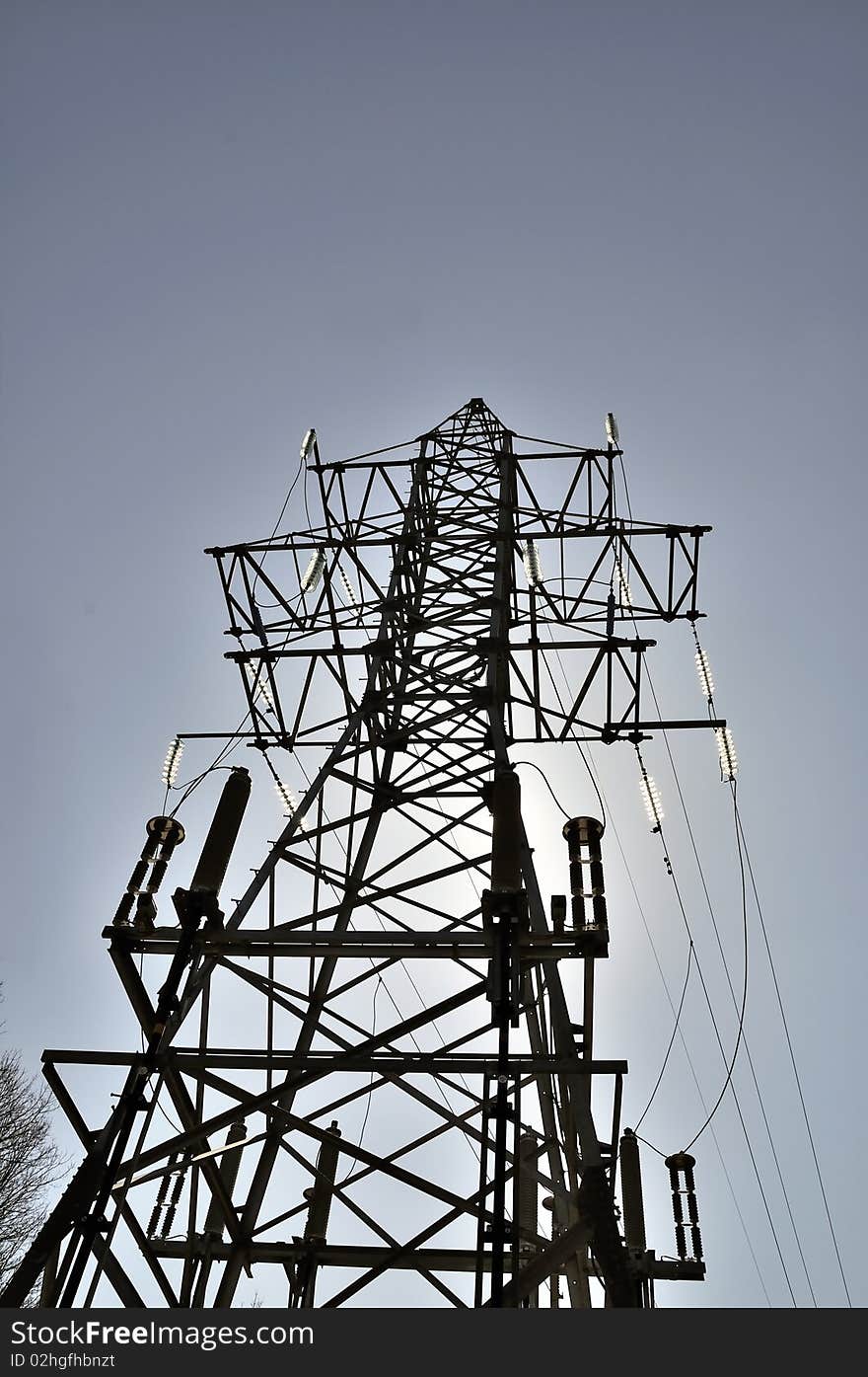 Column of a transmission line