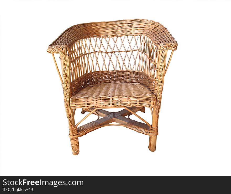 Cane armchair