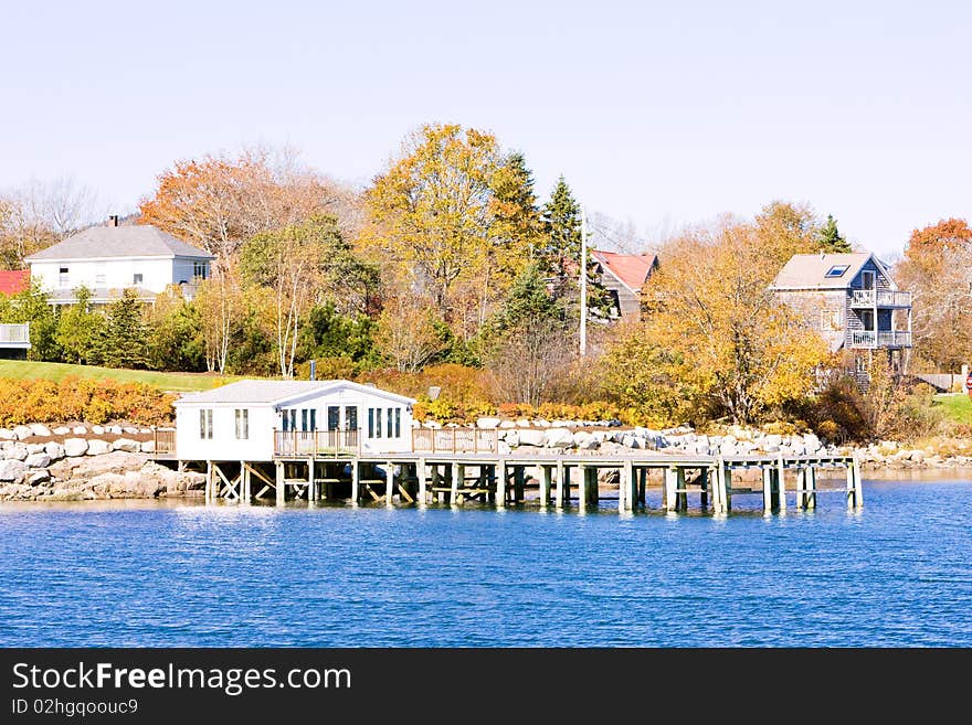 Southwest Harbor on Mount Desert Island, Maine, USA