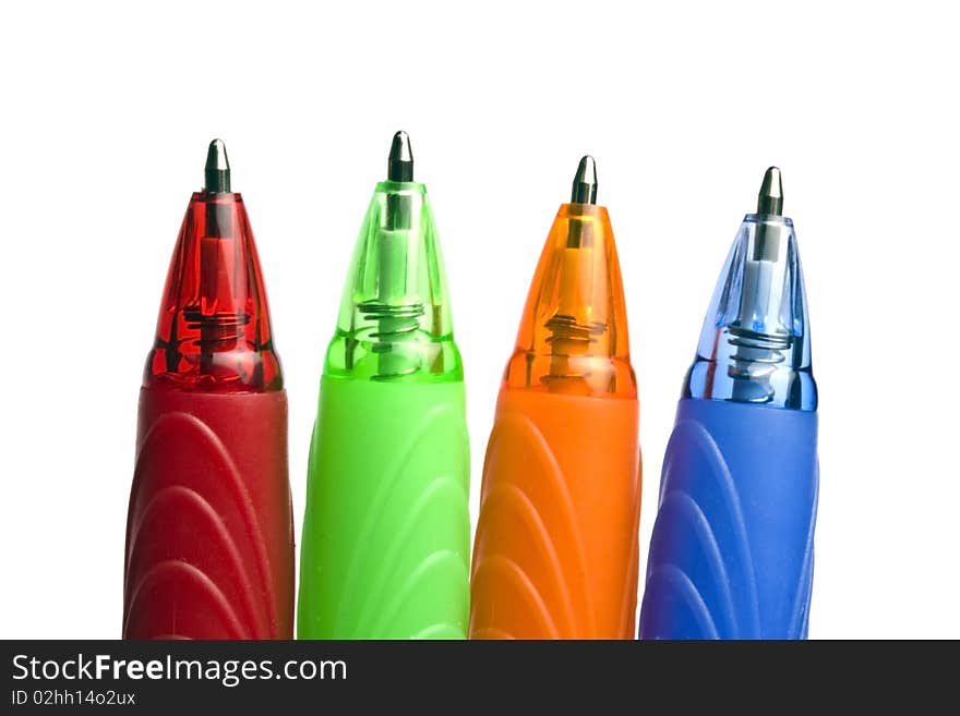 Colourful pens