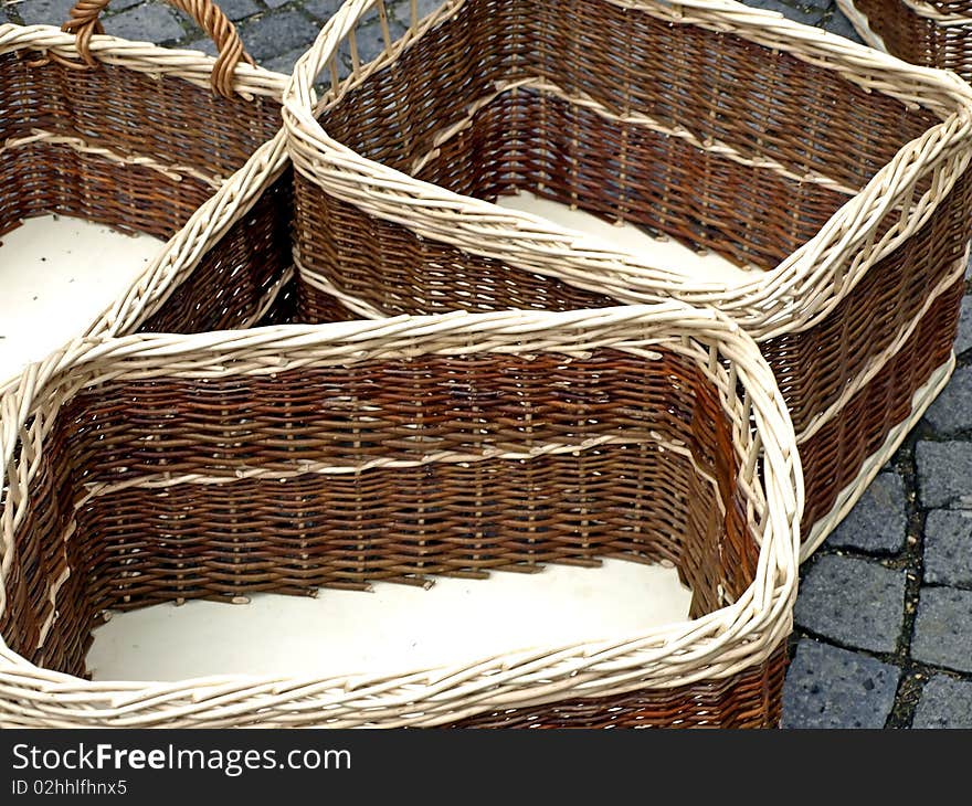 Wicker baskets