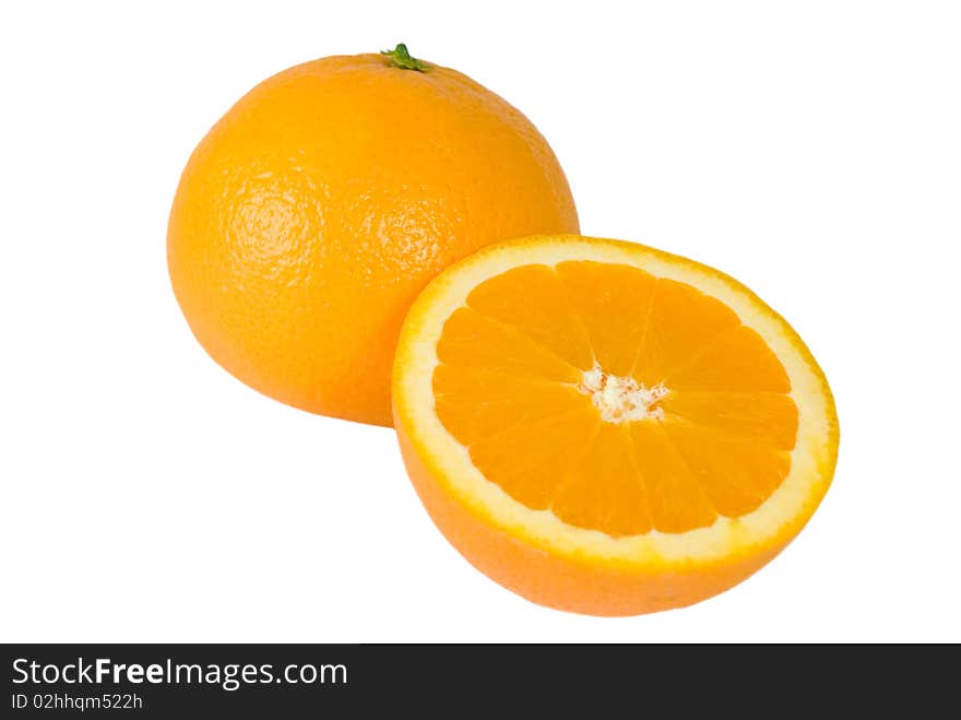 One and half oranges