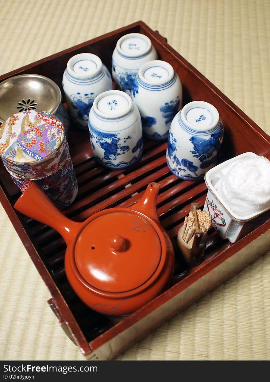 Japanese style tea set