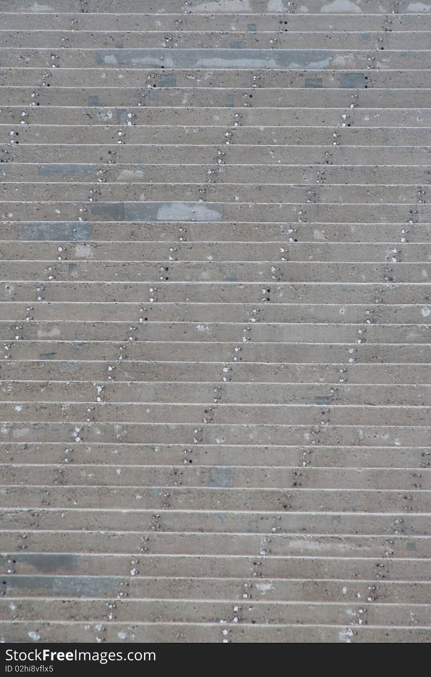 Cement structure remaining after stadium seating removed. Cement structure remaining after stadium seating removed