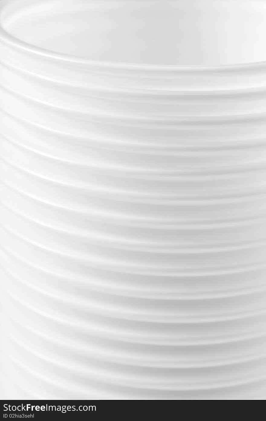 Close up on plastic texture, can be cups or pipe. Close up on plastic texture, can be cups or pipe