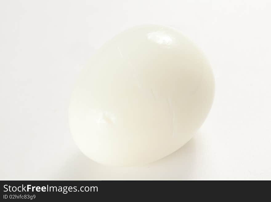 Boiled egg isolated