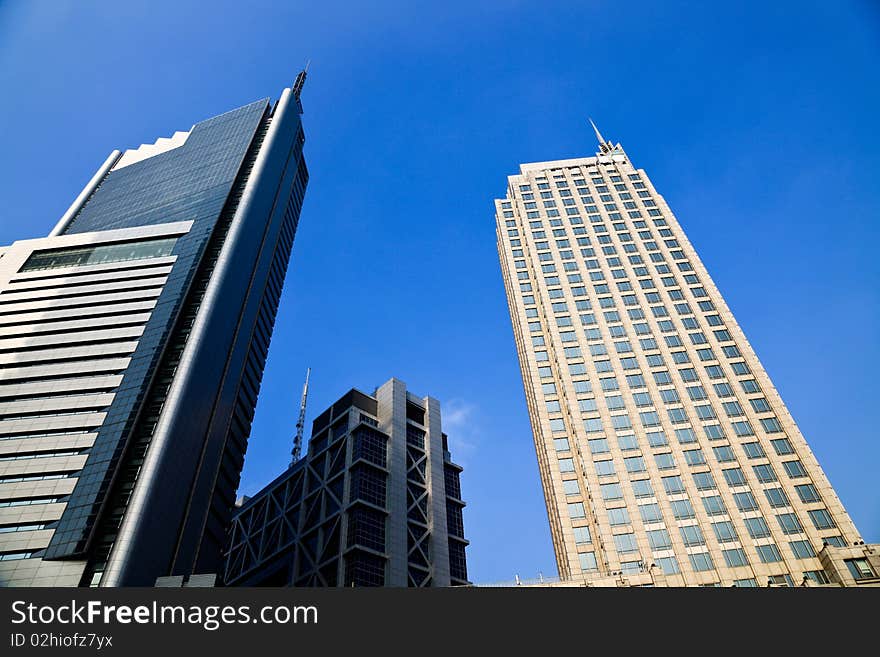 Office building background,landmark of shanghai china. Office building background,landmark of shanghai china.