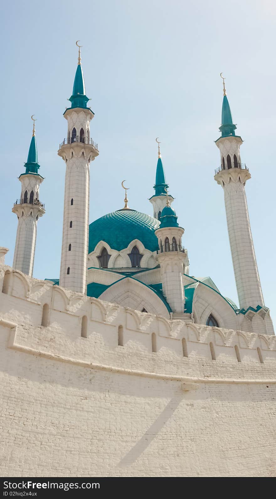 The Qolsharif Mosque in Kazan Kremlin. The Qolsharif Mosque in Kazan Kremlin