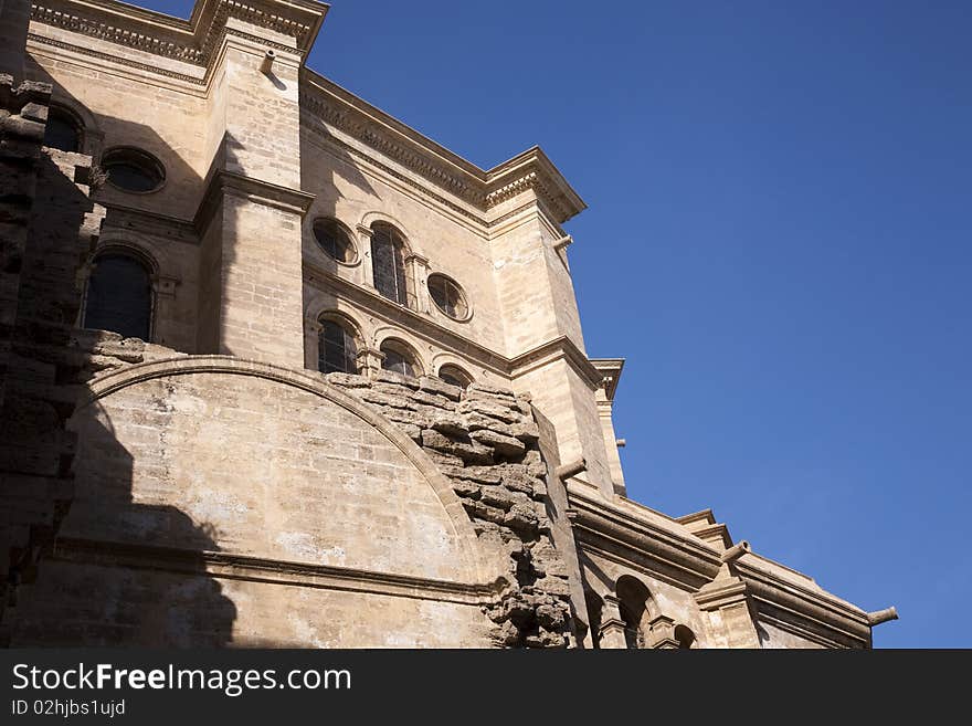 Panoramic View of the Spanish city of Malaga. Panoramic View of the Spanish city of Malaga