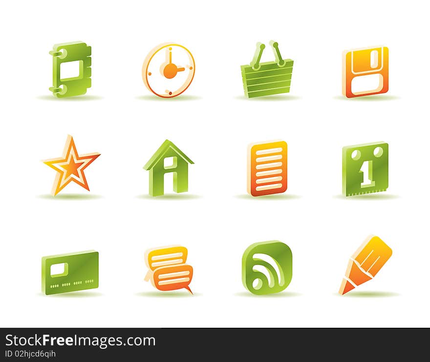 Internet and Website Icons