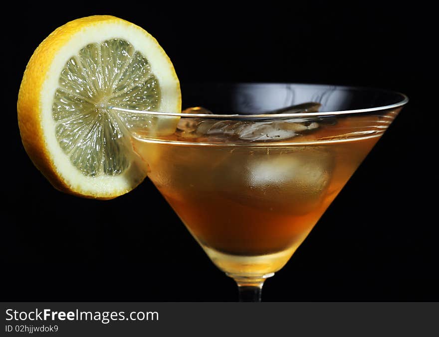 Cocktail with Lemon