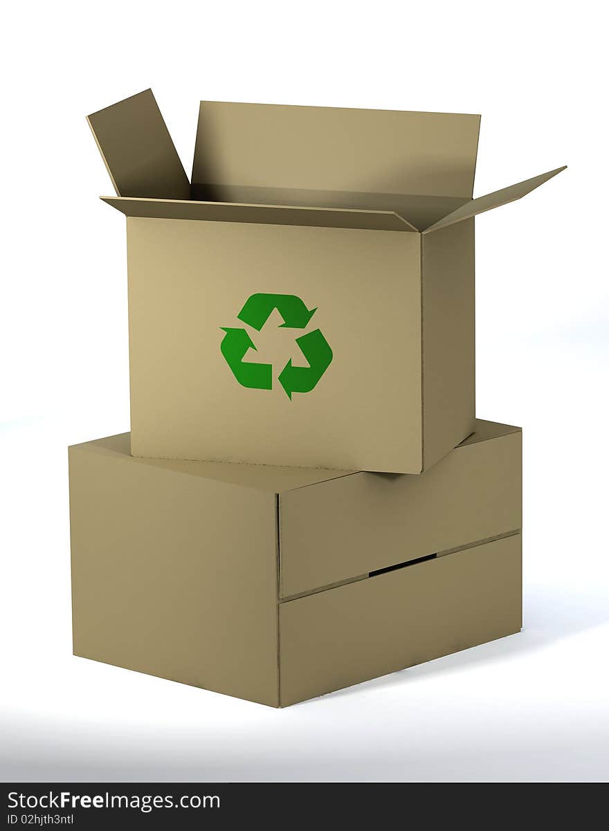 3d Recycle Cartons