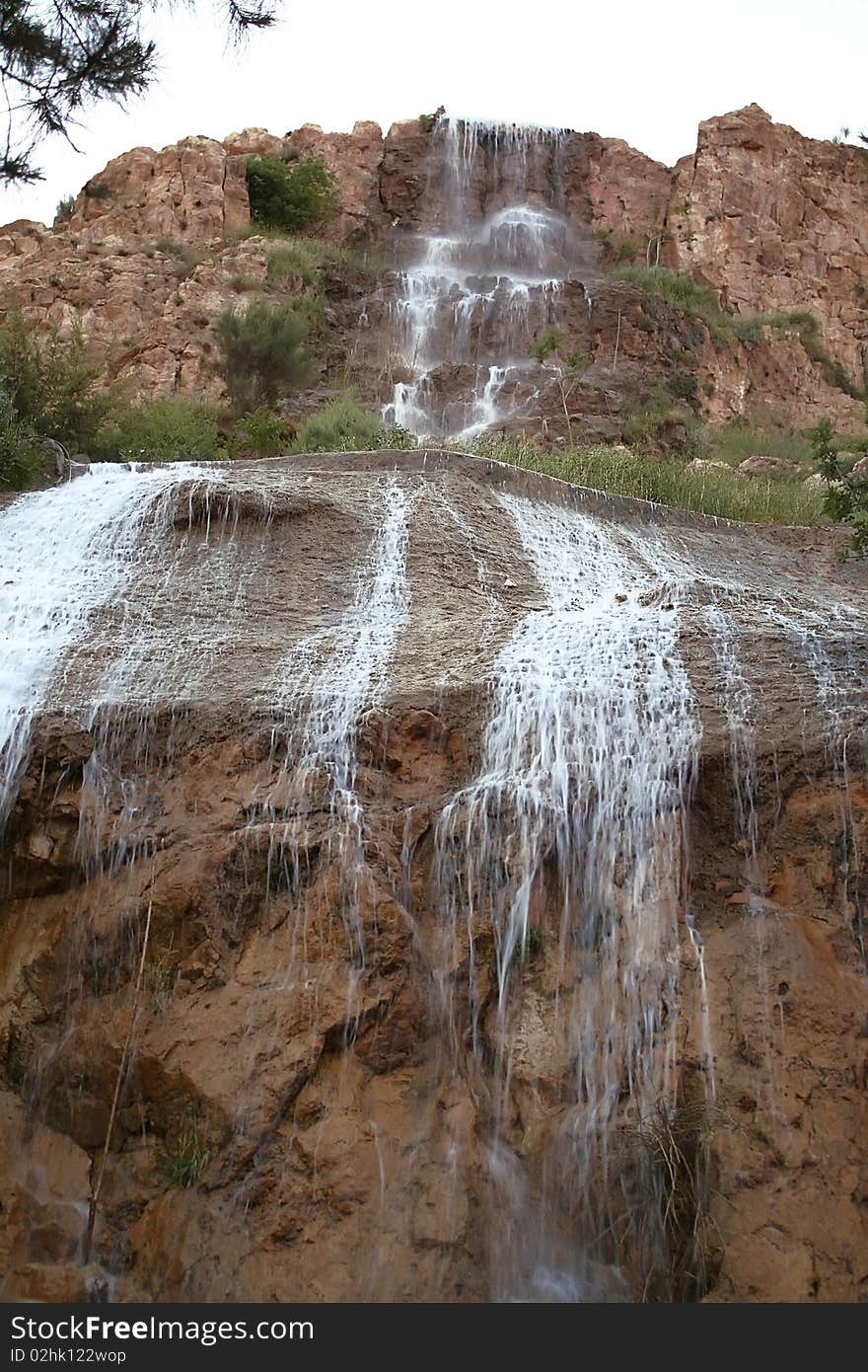 Waterfall near Quran Gate