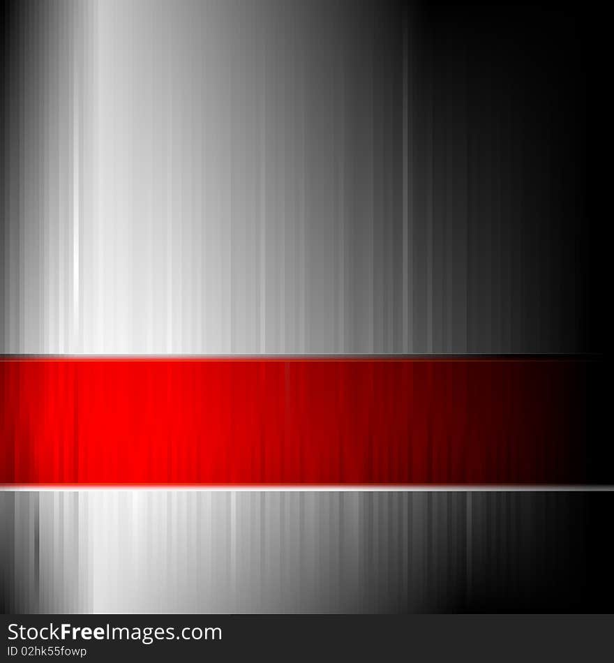 Red and grey striped background